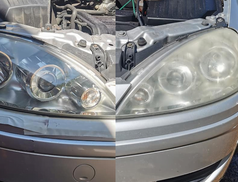 Headlight restoration at E&A Prestige Bodyshop - Enhance visibility and aesthetics with our headlight restoration service, bringing clarity to your night drives.